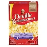Orville Redenbacherâ€™s Pour Over Movie Theater Butter Popcorn, Microwave Popcorn, 2 Count