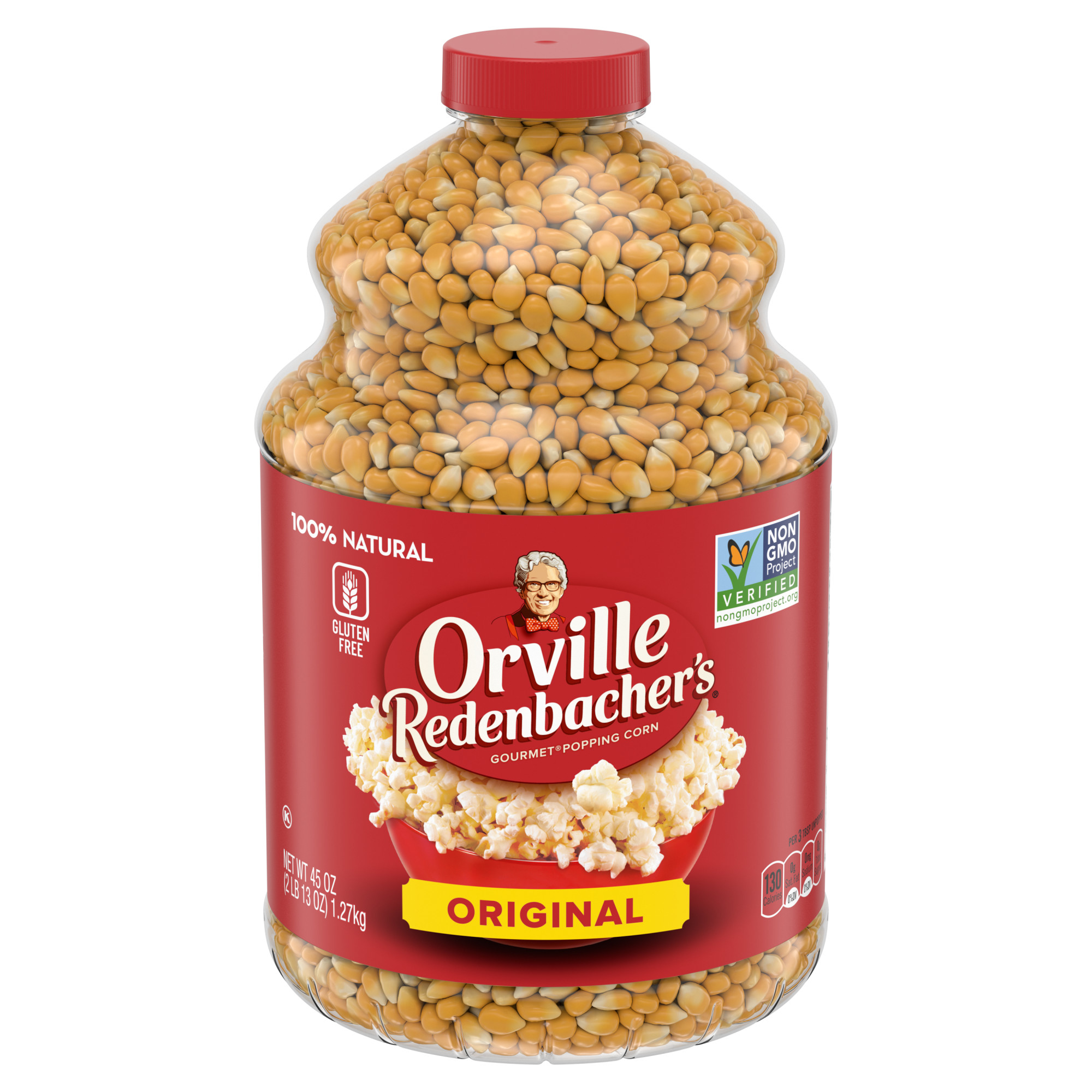 Orville Redenbacher's Original Gourmet Yellow Popcorn Kernels, 45 oz