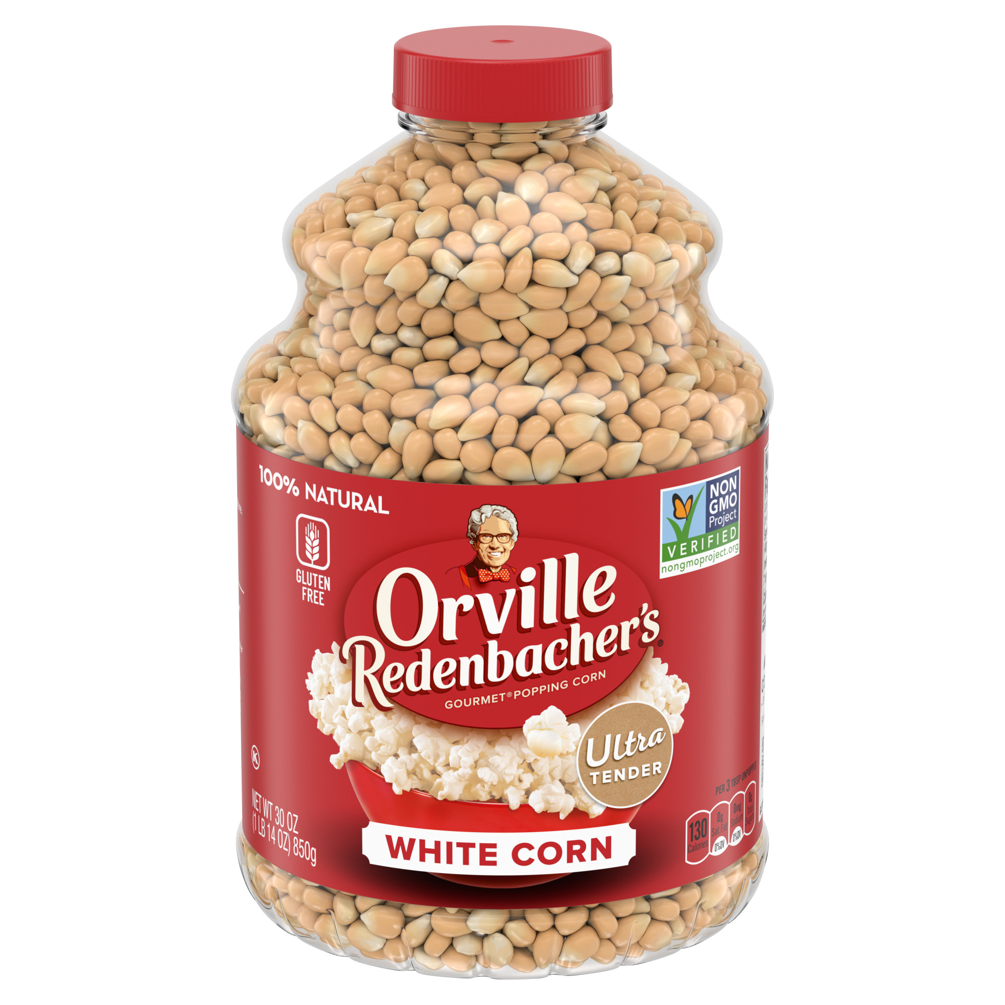 Orville Redenbacher's Original Premium White Popcorn Kernels, 30 oz