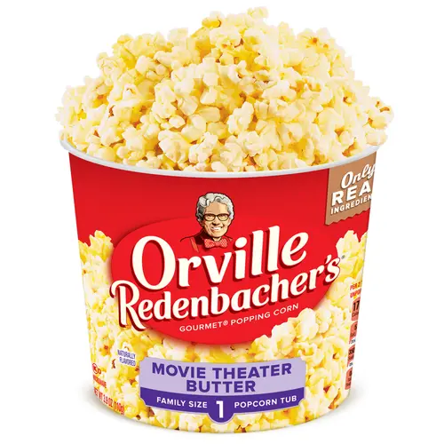 Orville Redenbacher's Movie Theater Butter Microwave Popcorn Tub, 3.29 oz