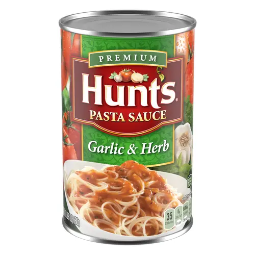 Hunt's Garlic and Herb Pasta Sauce, 24 oz Can