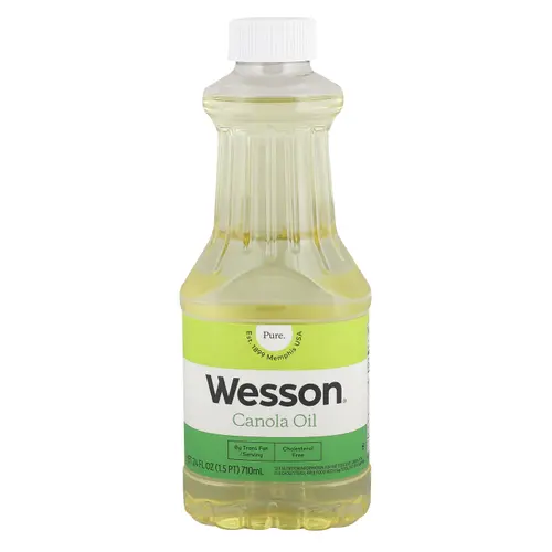 WESSON Pure & Cholesterol Free Canola Oil, 24 fl oz