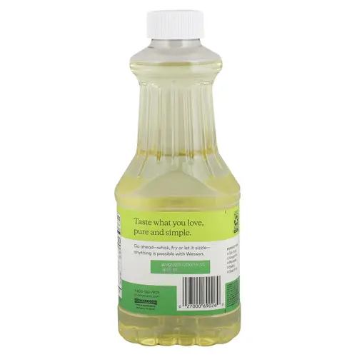 WESSON Pure & Cholesterol Free Canola Oil, 24 fl oz thumbnail 3