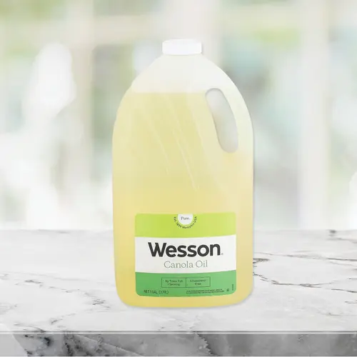 Wesson Pure & Cholesterol Free Canola Oil, 128 fl oz thumbnail 2
