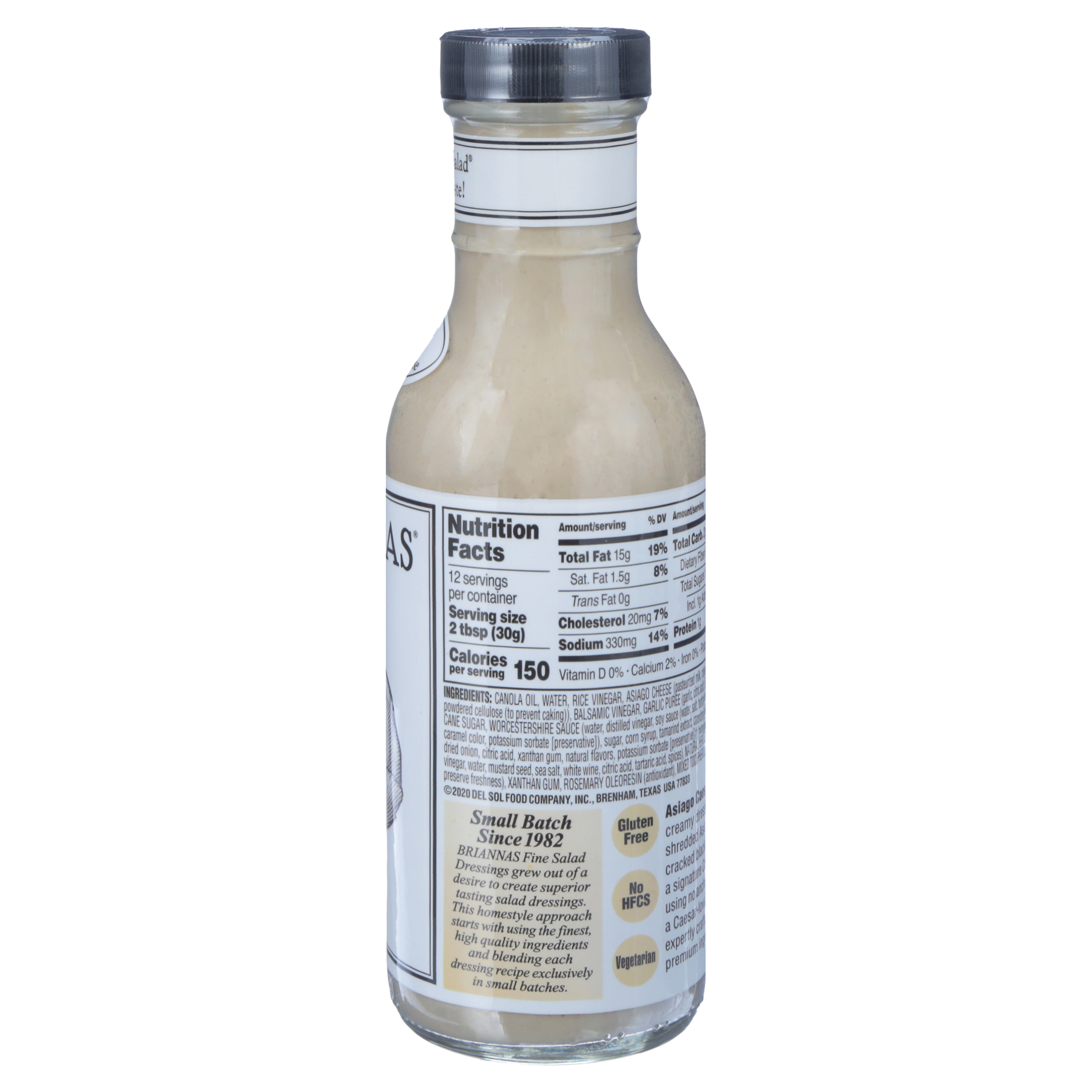 Briannas Home Style, Asiago Caesar Dressing, 12 fl oz (355 ml) thumbnail 4
