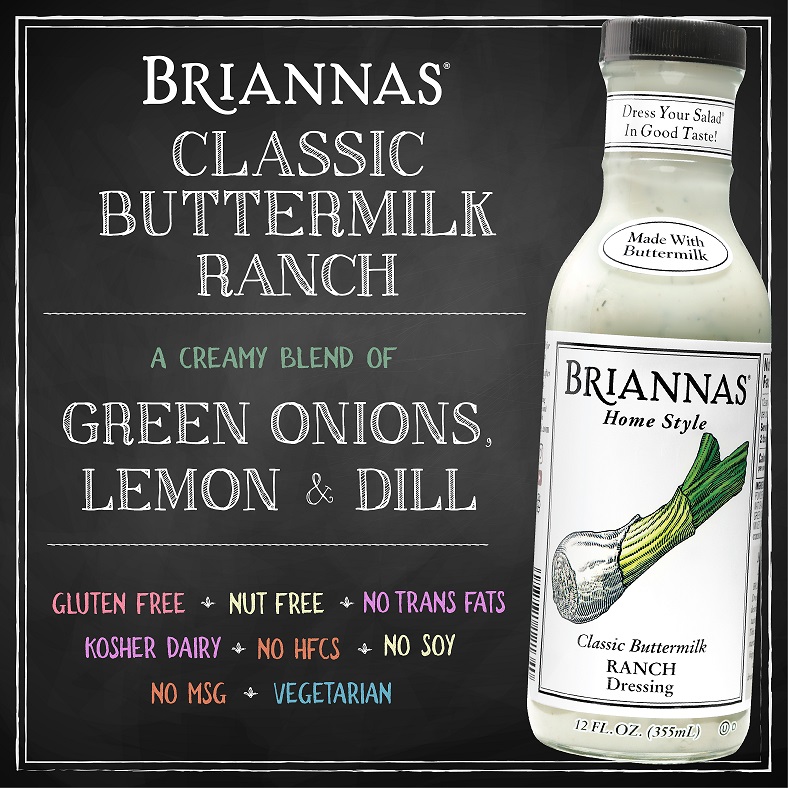 Briannas Home Style Classic Buttermilk Ranch Dressing, 12 Fl Oz thumbnail 4