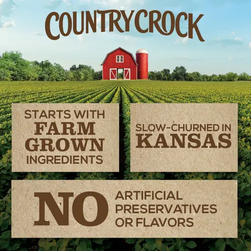 Country Crock Original Vegetable Oil Spread, 15 oz Tub (Refrigerated) thumbnail 3