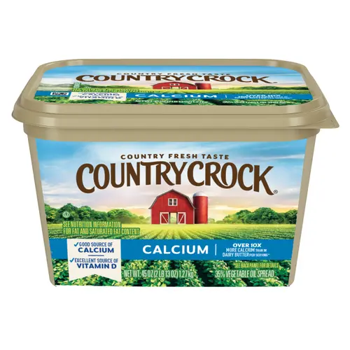 Country Crock Calcium Buttery Spread, 45 oz Tub (Refrigerated)