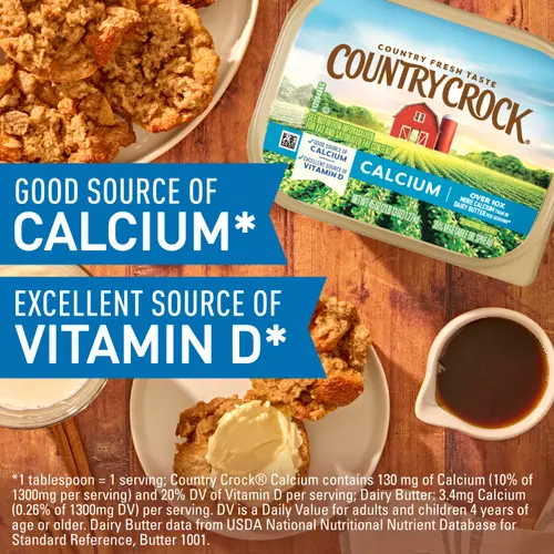 Country Crock Calcium Buttery Spread, 45 oz Tub (Refrigerated) thumbnail 4