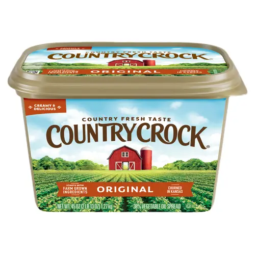 Country Crock Original Vegetable Oil Spread, 45 oz Tub (Refrigerated) thumbnail 2