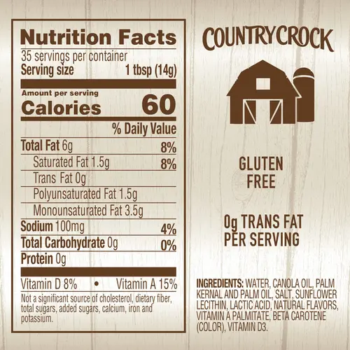 Country Crock Original Buttery Spread, 17.3 oz Tub thumbnail 2