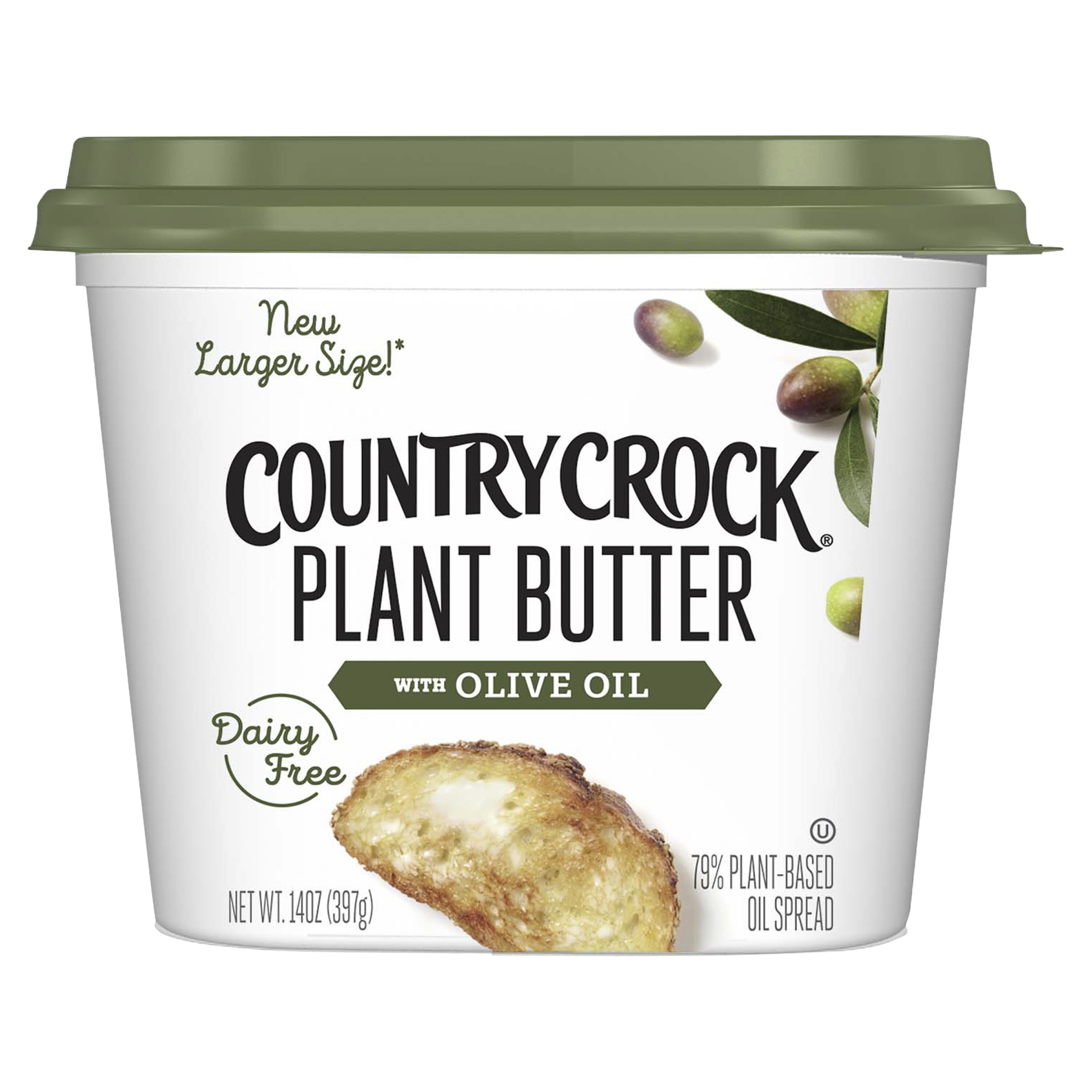 Country Crock Plant Butter with Olive Oil, 14 oz Tub (Refrigerated)