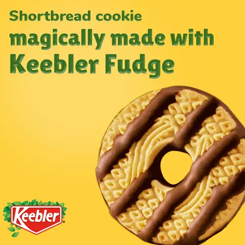 Keebler Fudge Stripes, Original Shortbread Cookies Coated in Keebler Fudge, Family Size 17.3 oz thumbnail 2