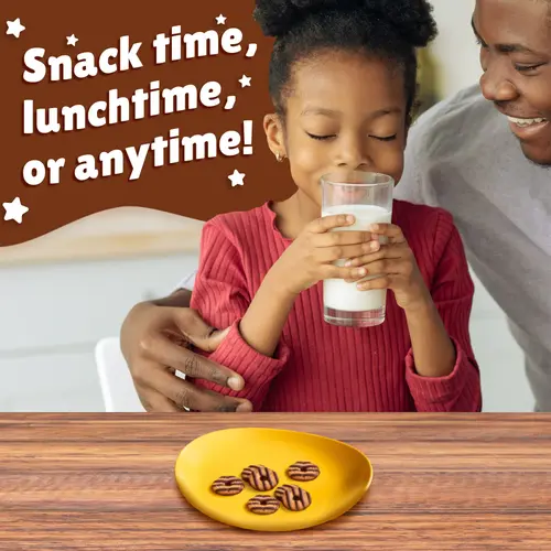 Keebler Fudge Stripes Minis, Original Shortbread Cookies Coated in Keebler Fudge, 10 oz, 10 Count thumbnail 3