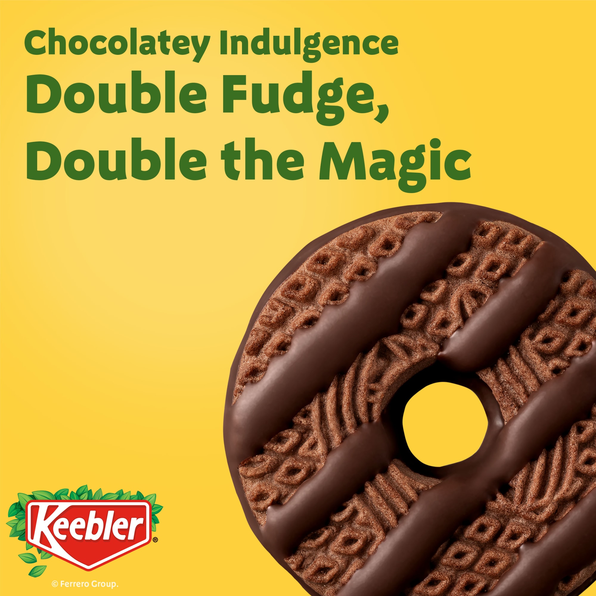 Keebler Double Fudge Fudge Stripes Cookies, Coated in Fudge, 11.5 oz Pack thumbnail 2