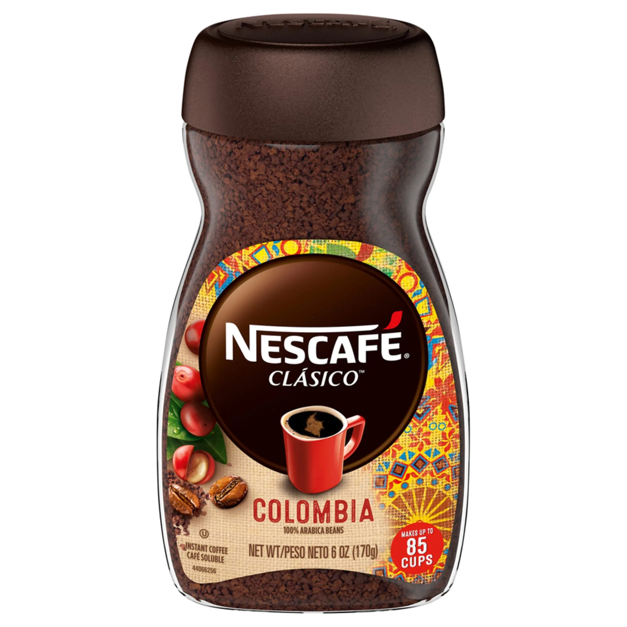 Nescafe Clasico Colombia Medium Roast Instant Coffee, 6 oz