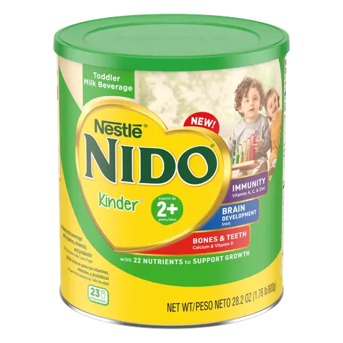 NESTLE NIDO 2+ Years Toddler Milk Powder Beverage 1.76lb(800g) Container