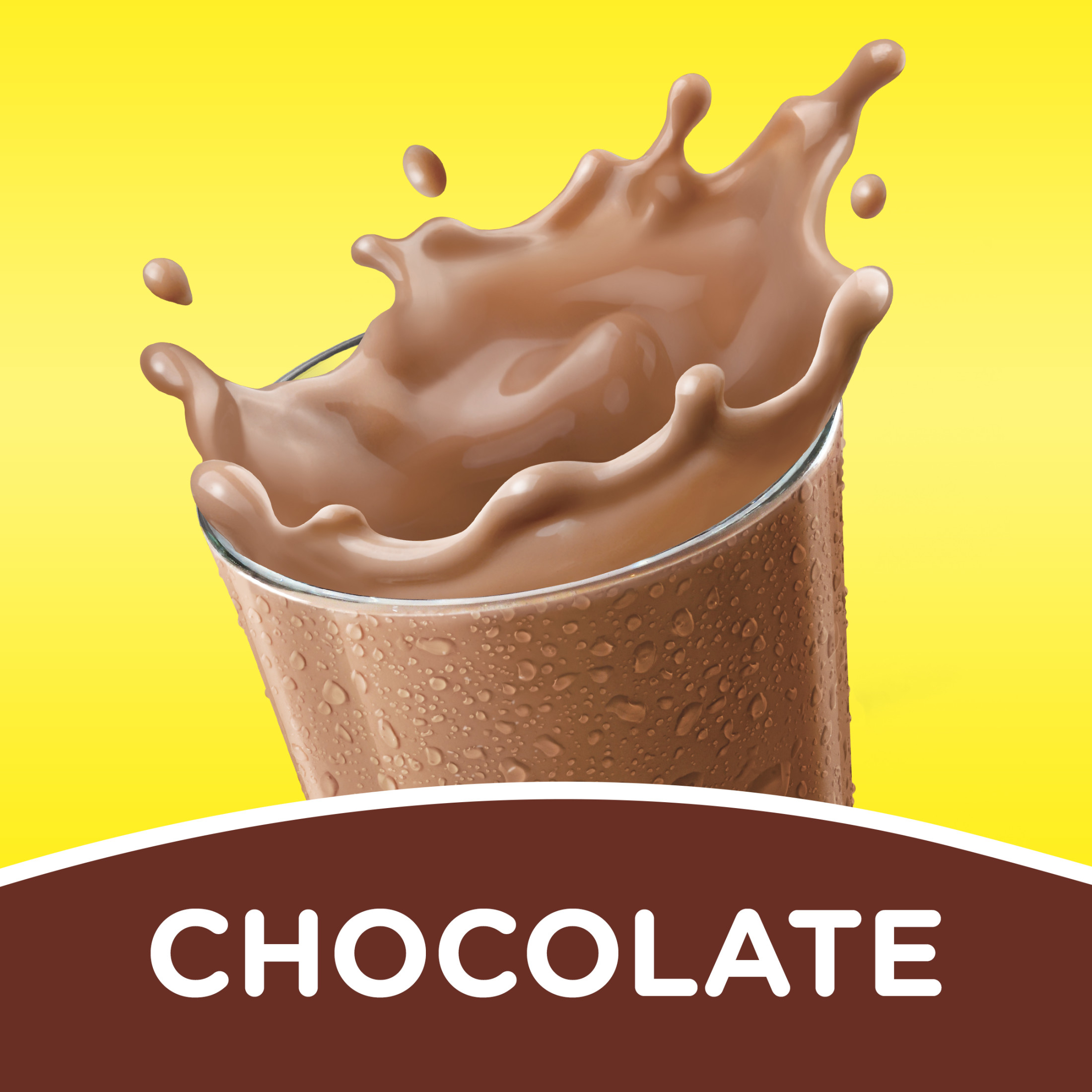 Nestle Nesquik Chocolate Flavor Powder Stir In Drink Mix Canister, 38 oz Canister, 83 Servings thumbnail 2