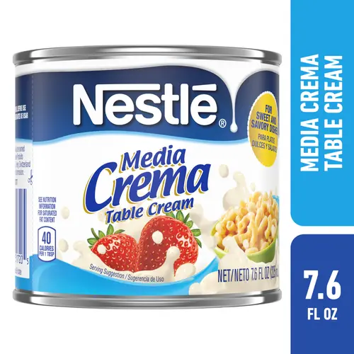 Nestle Media Crema Neutral Flavor Heavy Table Dairy Cream, 7.6 fl oz Can