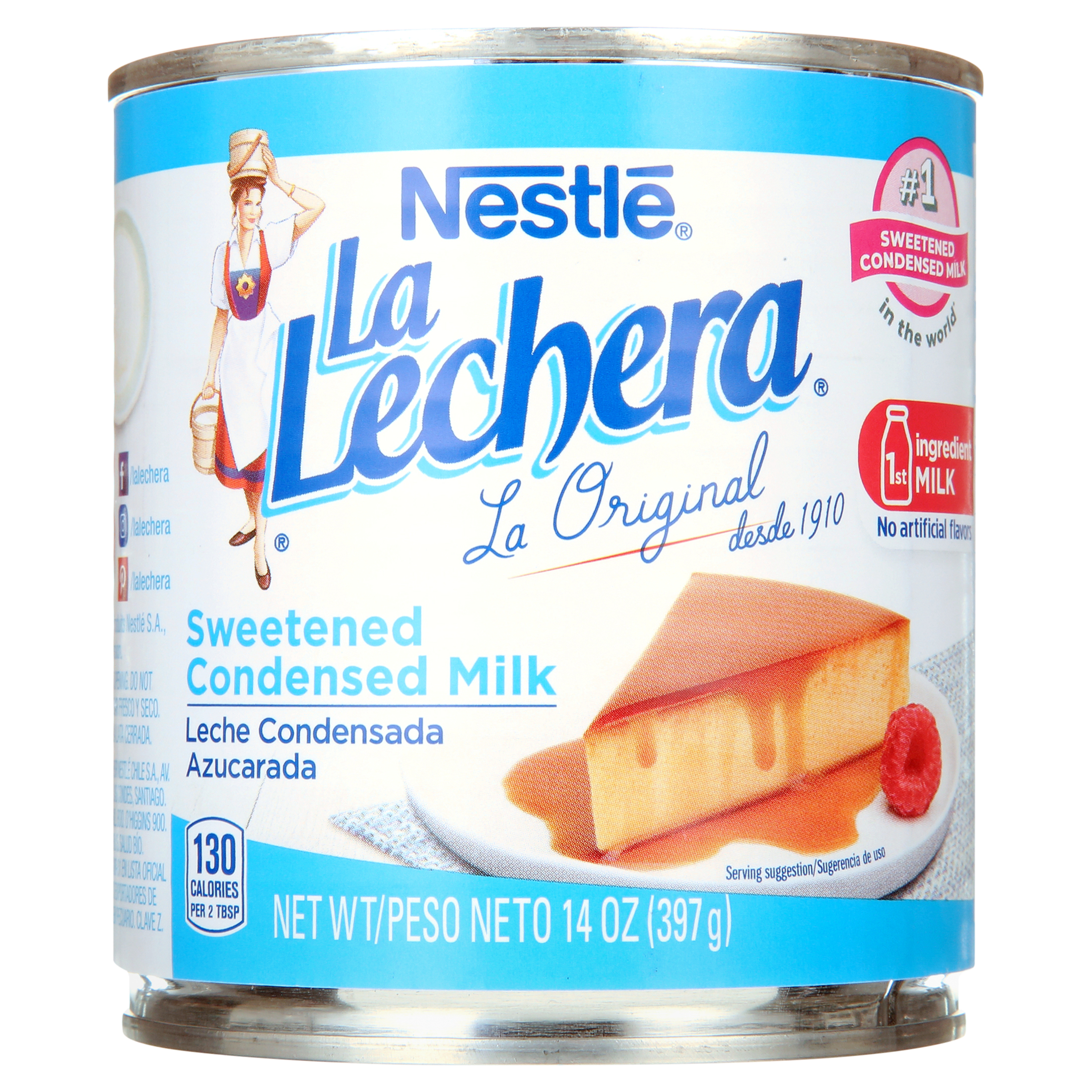 Nestle La Lechera Sweetened Condensed Milk, 14 oz Can