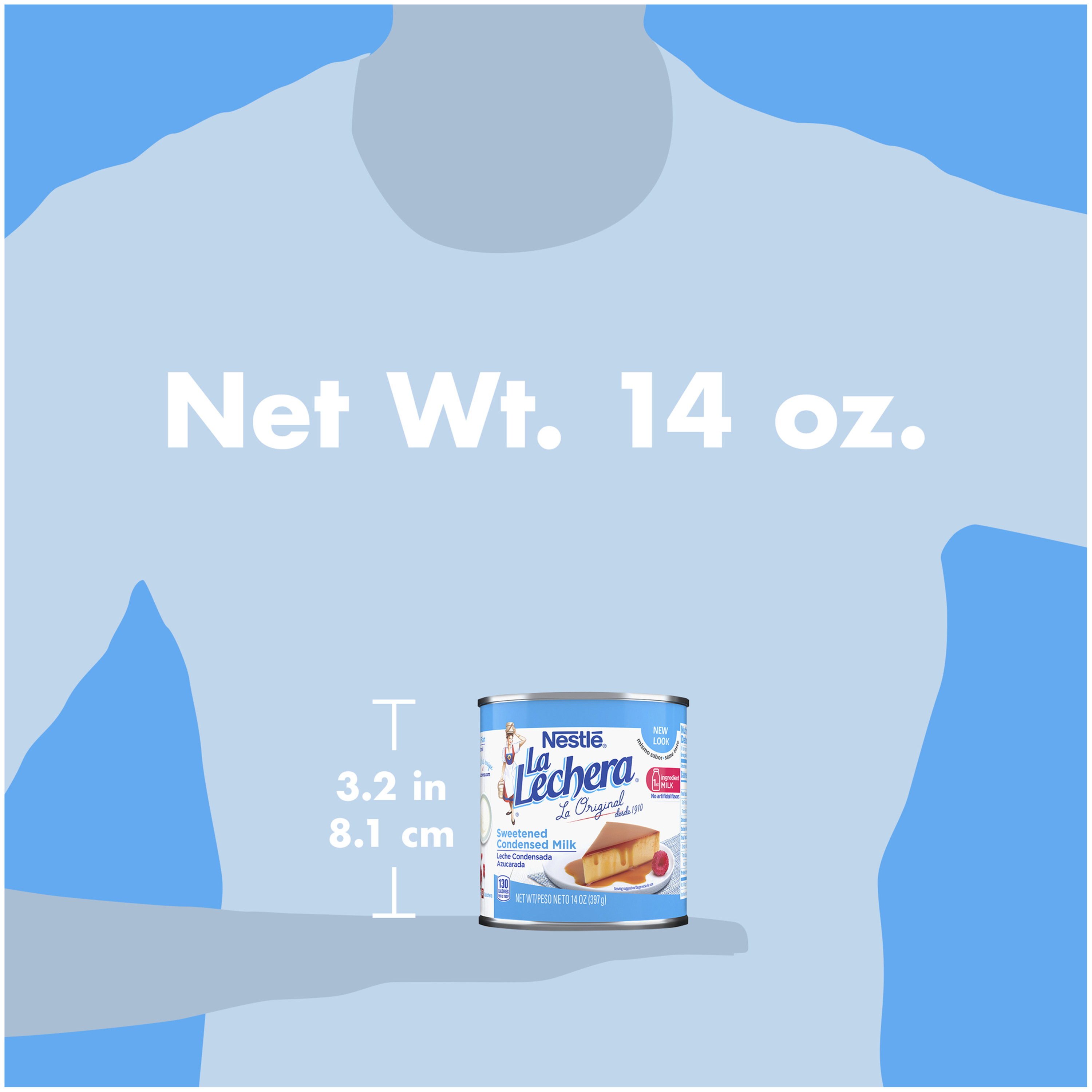 Nestle La Lechera Sweetened Condensed Milk, 14 oz Can thumbnail 2