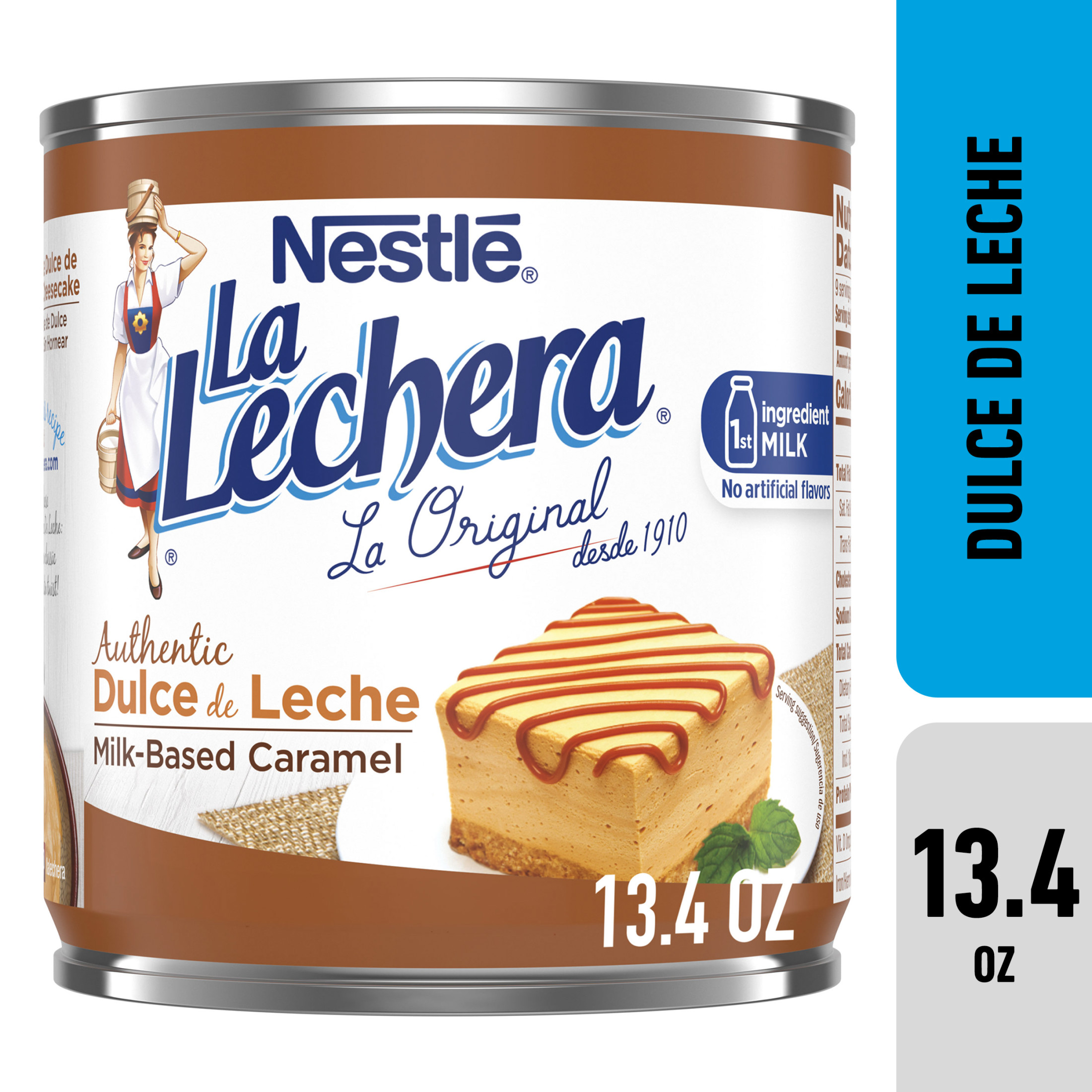 Nestle La Lechera Dulce de Leche Milk-Based Liquid Caramel, 13.4 oz Can
