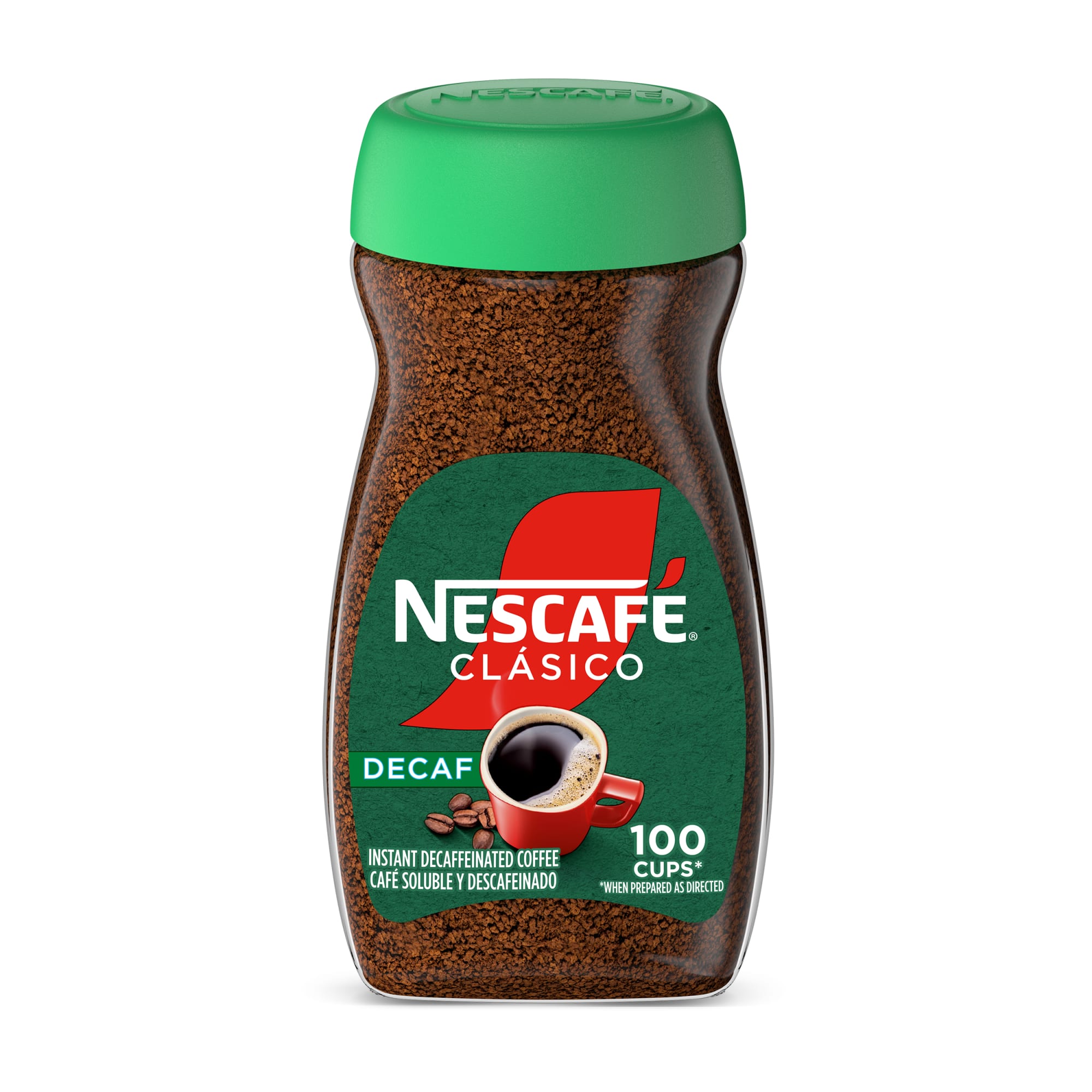 NESCAFÃ‰ CLÃSICO Decaf Dark Roast Coffee, Instant Coffee, 7 oz, 1 Jar