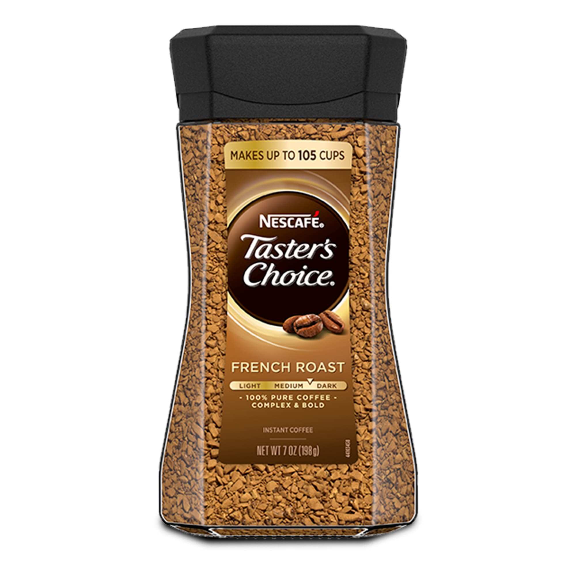 NescafÃ© Taster's Choice French Roast, Medium Dark Roast Instant Coffee, 7 oz