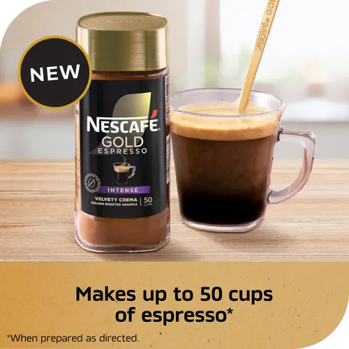 NescafÃ© Gold Espresso Intense, Instant Coffee, 3.5 oz thumbnail 2