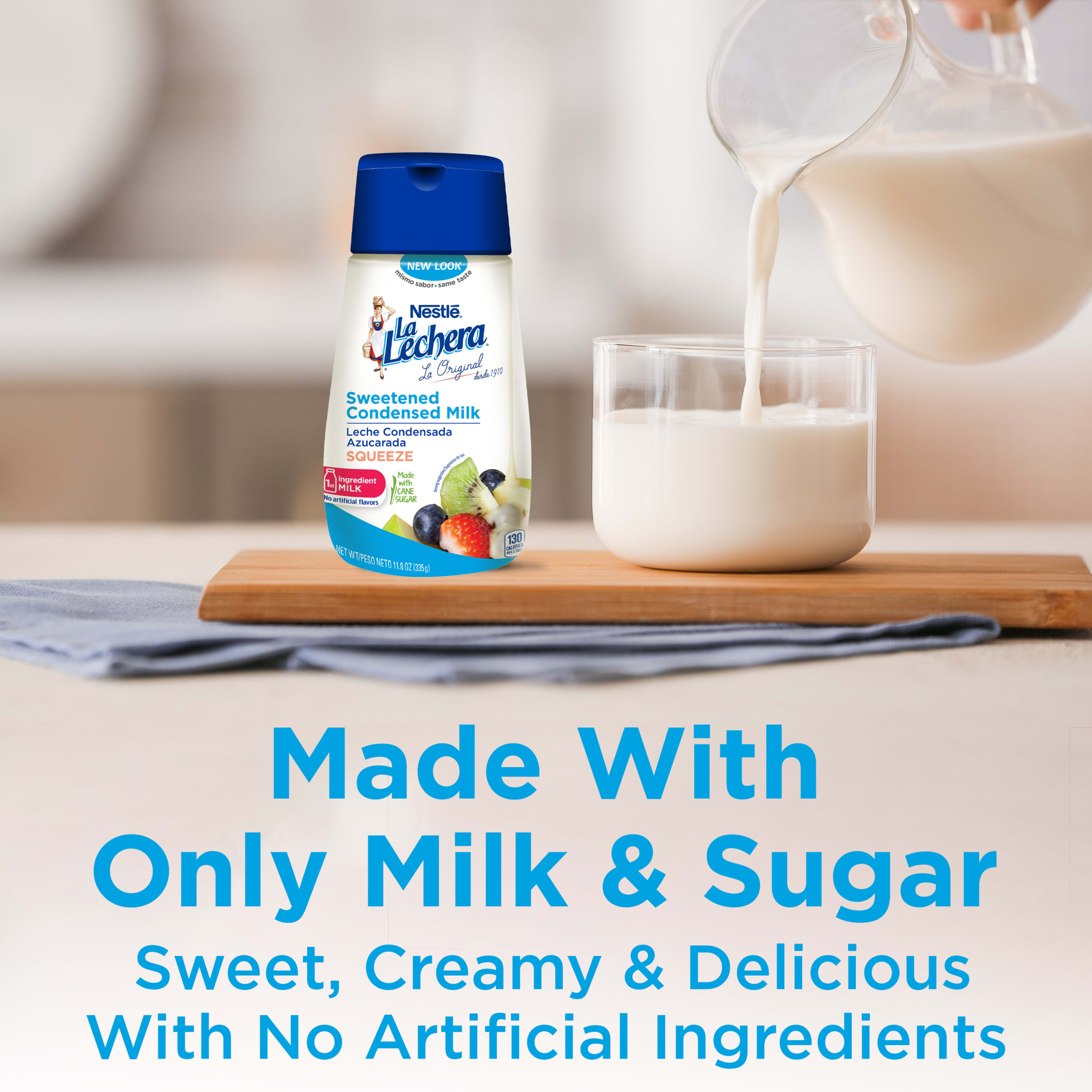 Nestle La Lechera Sweetened Condensed Milk, 11.8 oz Can thumbnail 3