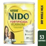 Nestle Nido Fortificada Powdered Drink Mix, Dry Whole Milk Powder, 56.4 oz