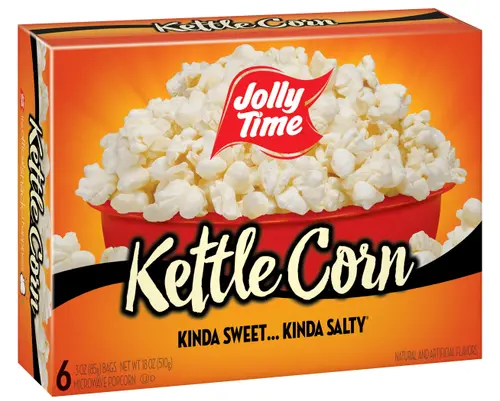 JOLLY TIME Kettle Corn Microwave Popcorn. thumbnail 2