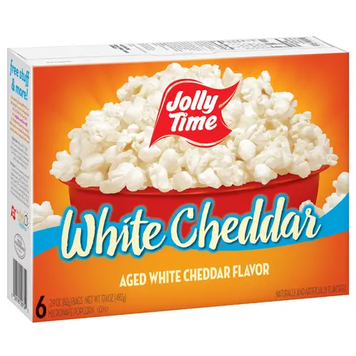 JOLLY TIME White Cheddar Pop Corn 6pk thumbnail 2