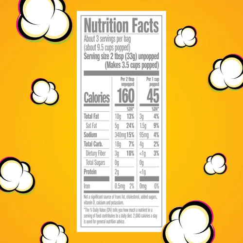 JOLLY TIME Blast O Butter Microwave Popcorn, 24 Ct (3.2 oz. Bags) Gluten-Free thumbnail 4