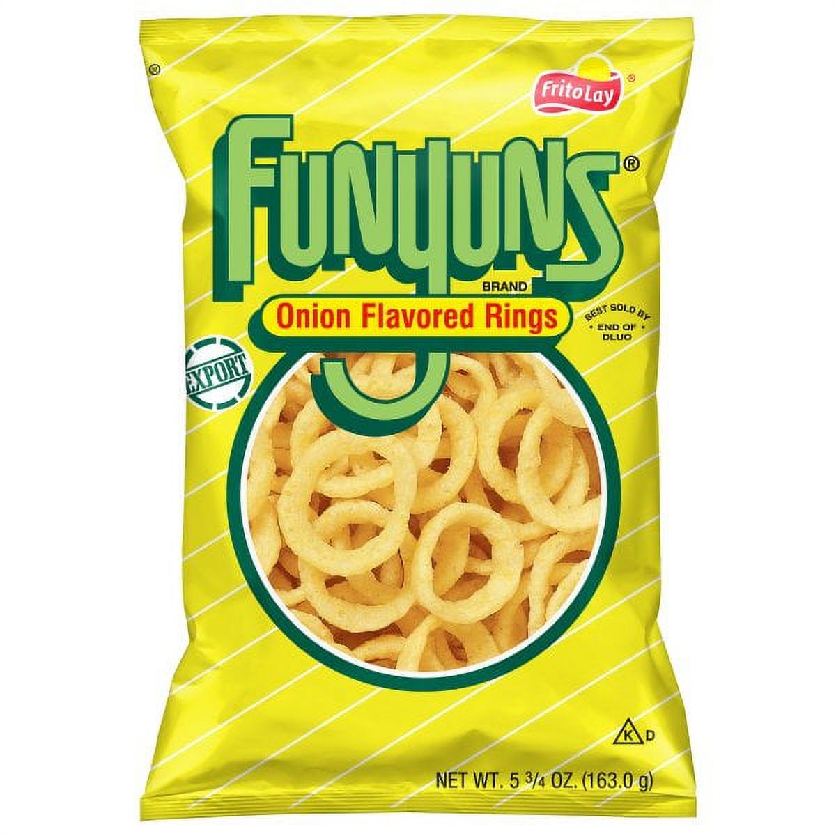 Funyuns Onion Flavored Rings Snack Chips 5.75 oz Bag