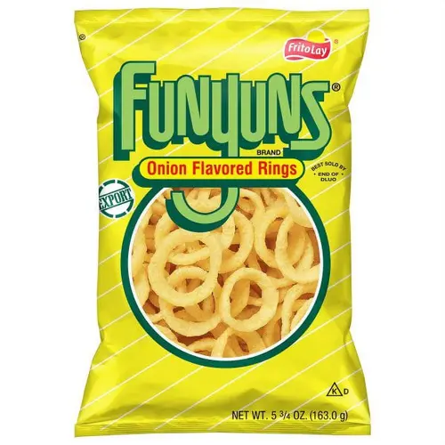 Funyuns Onion Flavored Rings Snack Chips 5.75 oz Bag