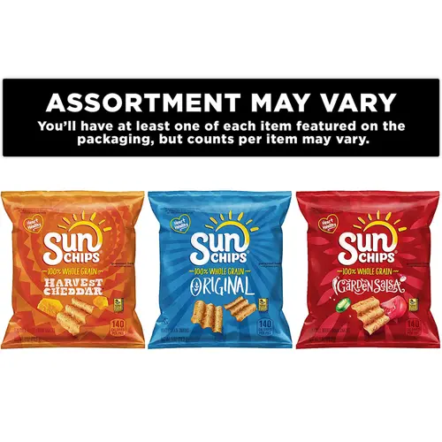 SunChips Multigrain Chips Variety Pack, 1 oz Bags, 40 Count thumbnail 4