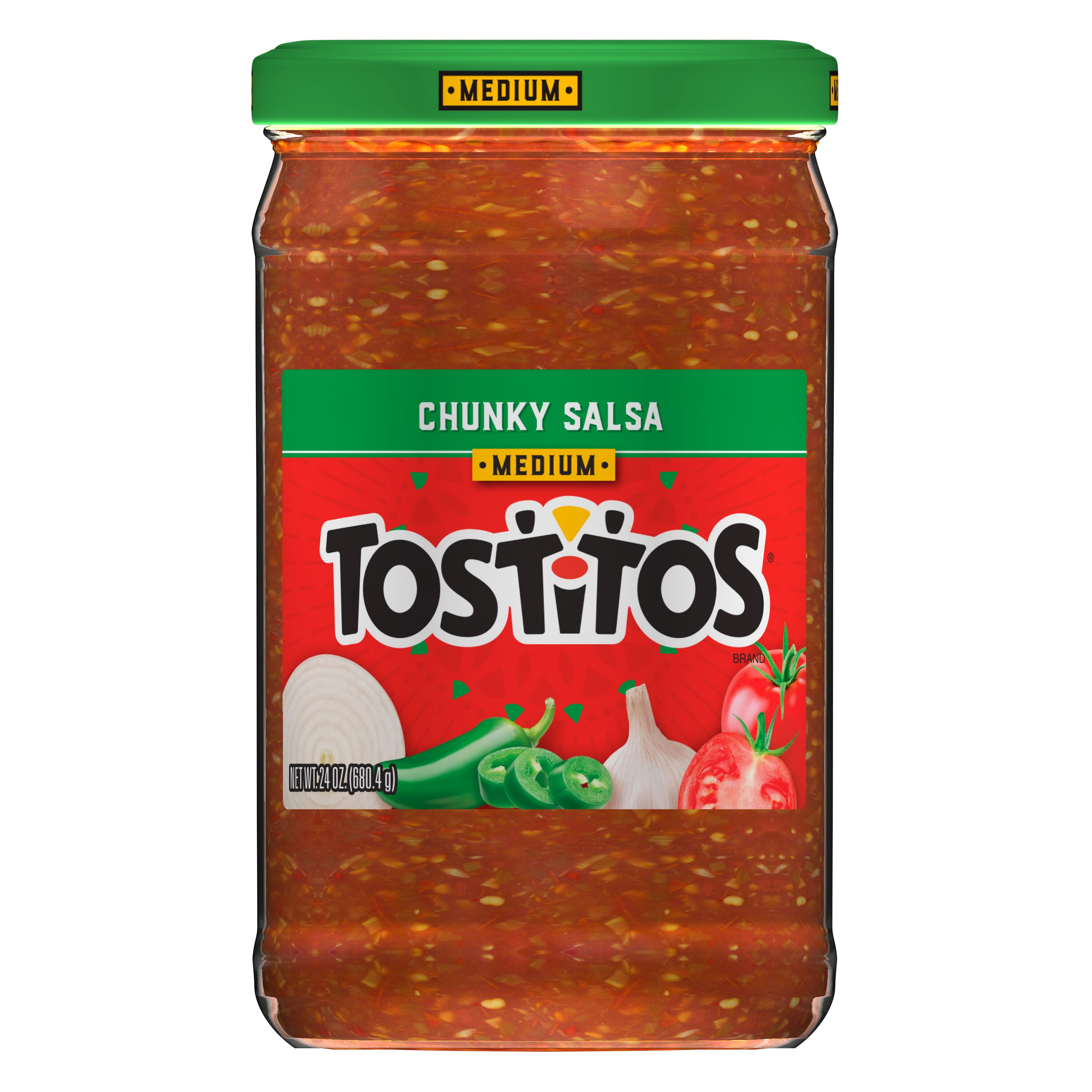 Tostitos Chunky Medium Salsa, 24 oz Jar