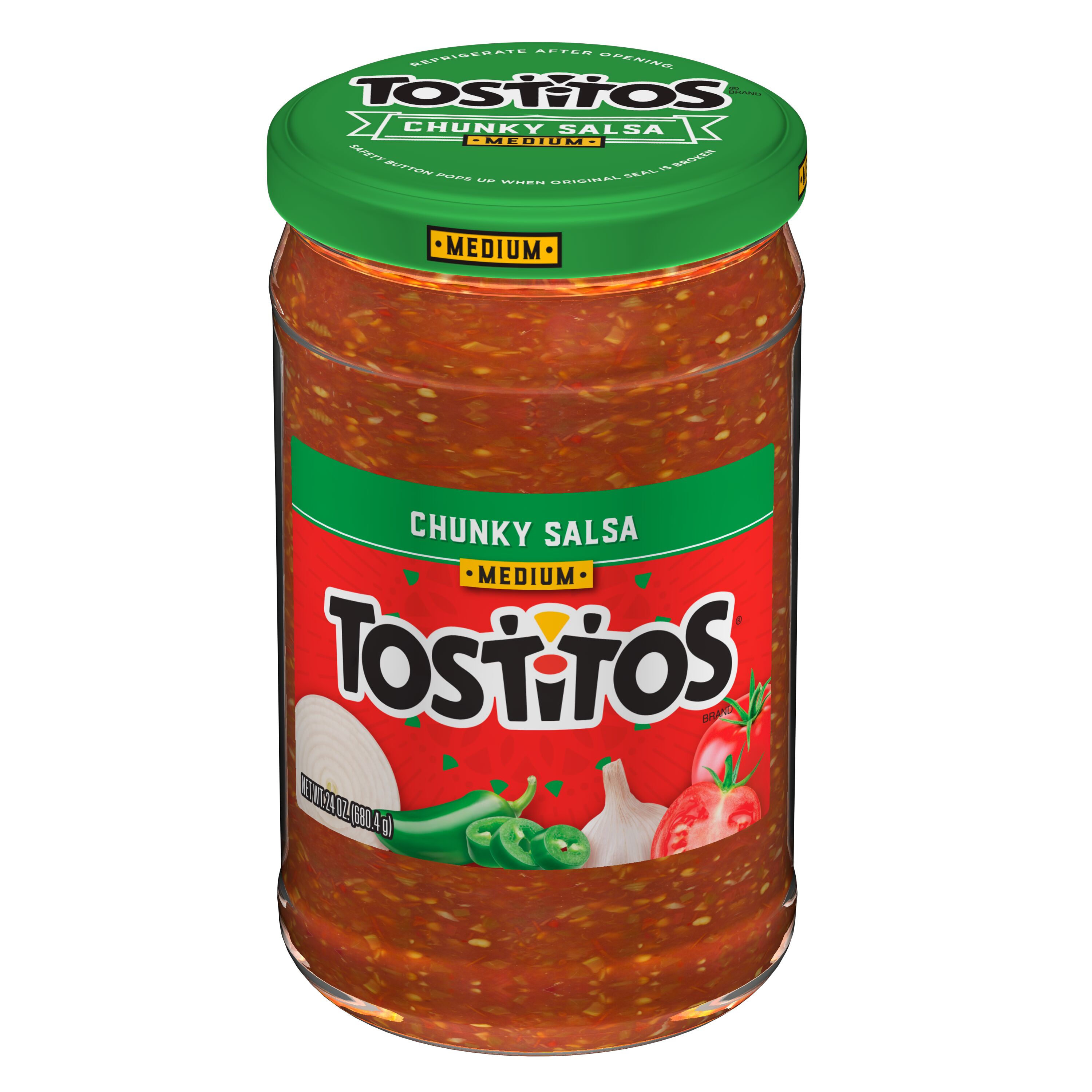 Tostitos Chunky Medium Salsa, 24 oz Jar thumbnail 2