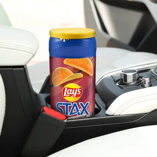 Lay's Stax Potato Crisps Mesquite Barbecue Flavored 5.5 Oz, Canister thumbnail 4