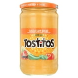 Tostitos Brand Dips & Salsas Medium Salsa Con Queso, 23 Ounce Jar