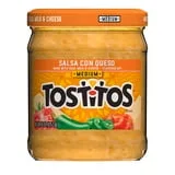 Tostitos Salsa Medium Salsa Con Queso Spread, 15 Ounce Jar Shelf-Stable