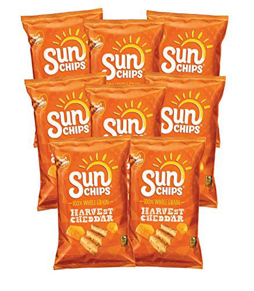 Sunchips Harvest Cheddar Multigrain Snack, 1.5 ounce bag (Pack of 8) thumbnail 2