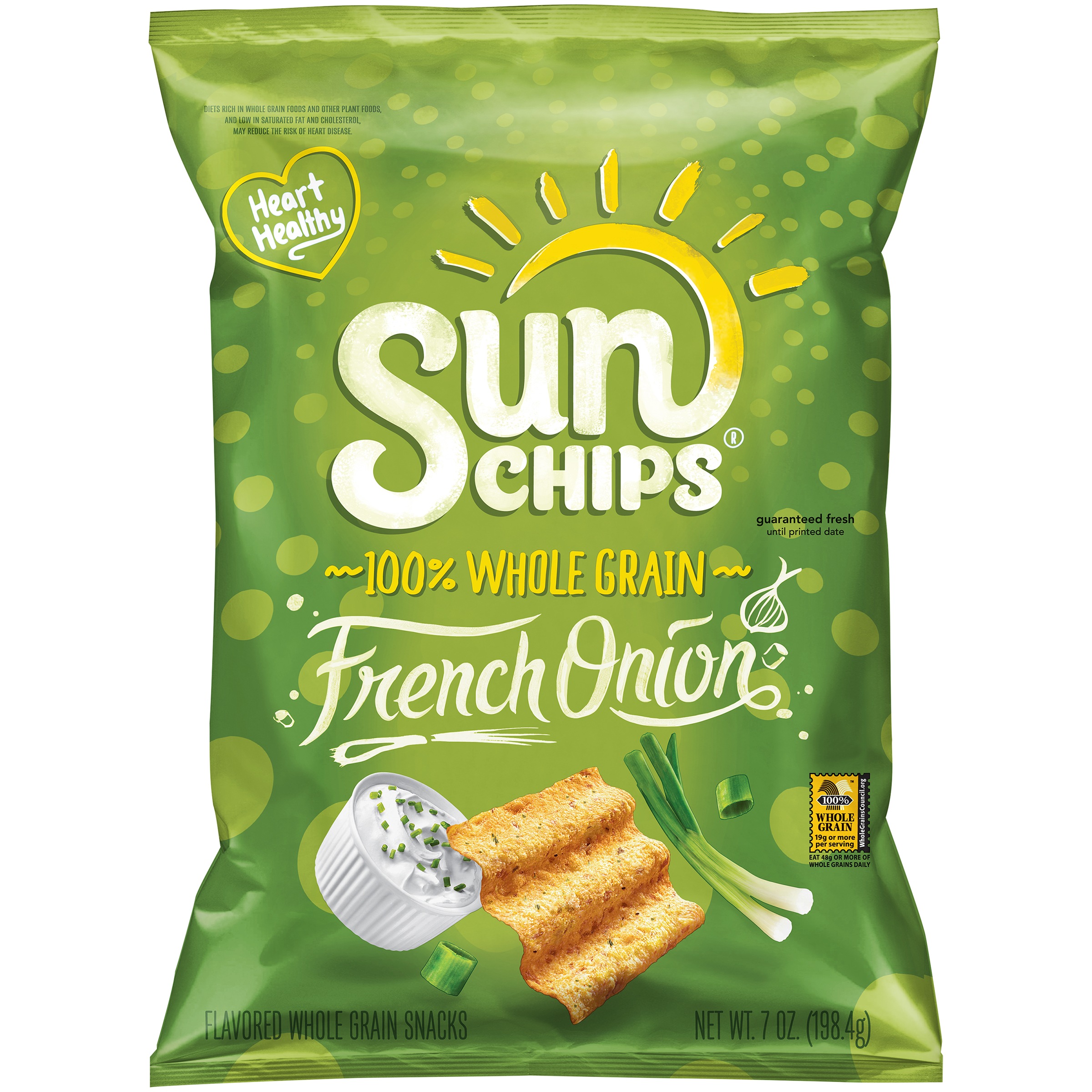 SunChips Flavored Whole Grain Snacks French Onion, 7 oz. Bag