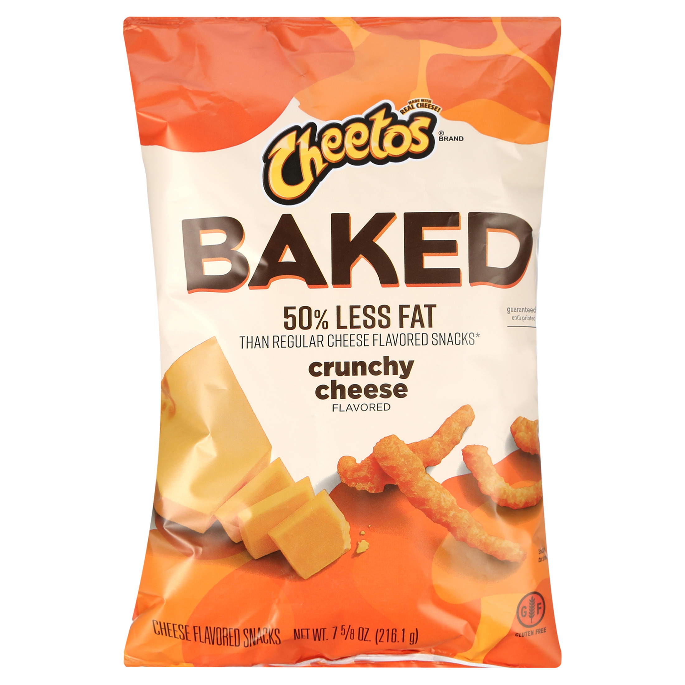Cheetos Oven Baked Crunchy Cheese Snacks, 7.625 oz. Bag thumbnail 2