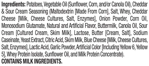 Ruffles Cheddar & Sour Cream Potato Chips, 7.75 oz Bag thumbnail 4