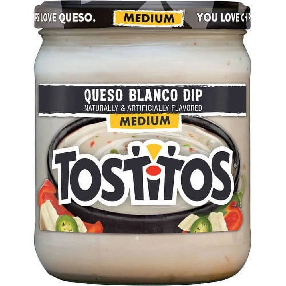 Tostitos Queso Blanco Dip, 15.0 oz Jar