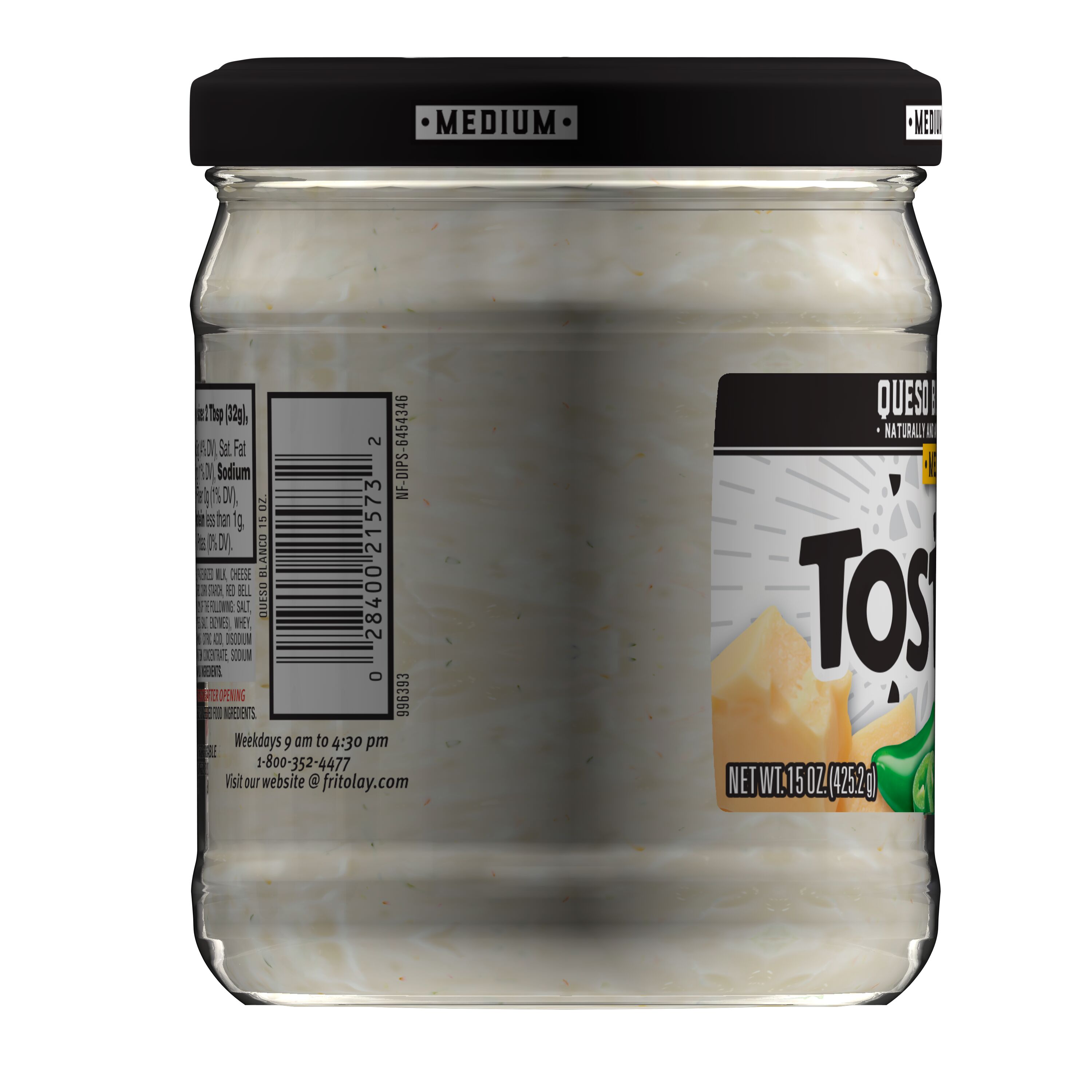 Tostitos Queso Blanco Dip, 15.0 oz Jar thumbnail 4