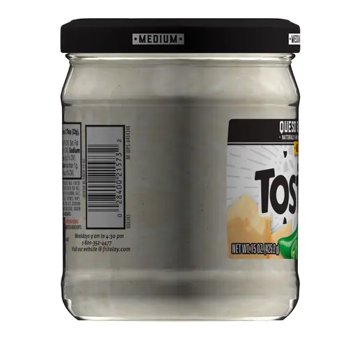 Tostitos Queso Blanco Dip, 15.0 oz Jar thumbnail 4