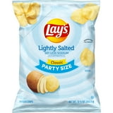 Lay's Potato Chips Lightly Salted Party Size 12.5 Ounce Bag